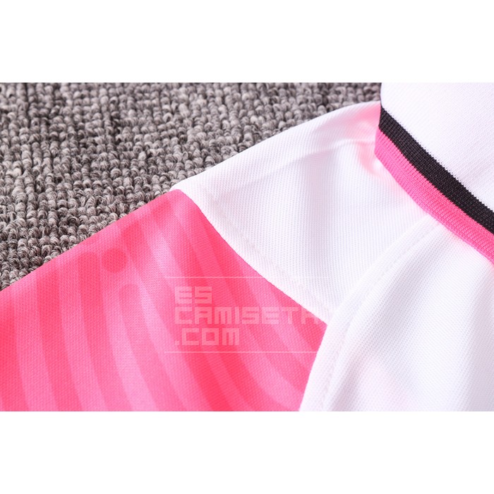 Camiseta Polo del Paris Saint-Germain 20/21 Blanco y Rosa - Haga un click en la imagen para cerrar